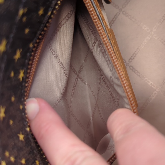 ⚡ FLASH SALE - Michael Kors Nouveau Hamilton Star Embellished Logo Satchel - Picture 12 of 15